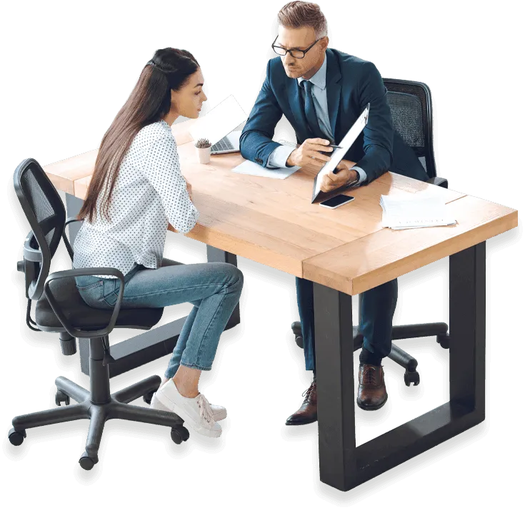 consulente prestiti con cliente